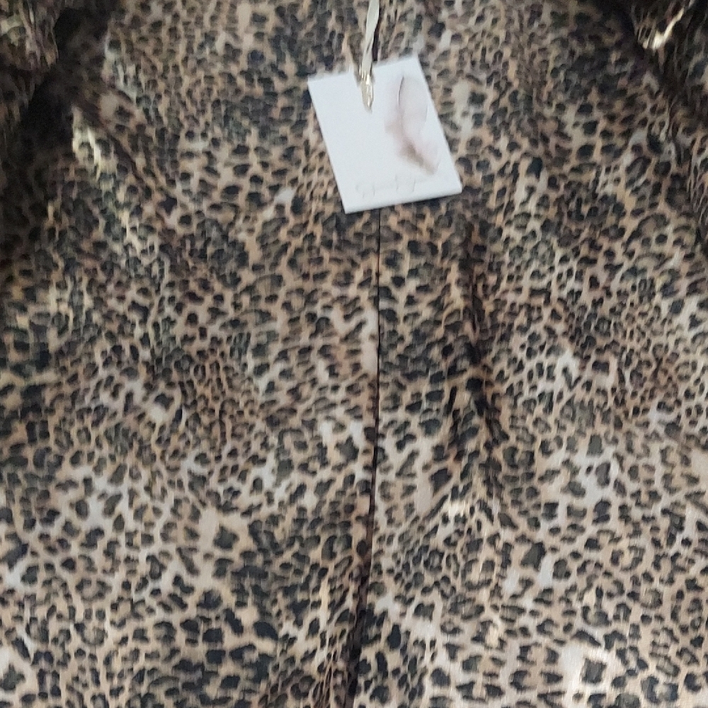 Jessica Simpson Forest Green Faux Fur Coat - Picture 9 of 17
